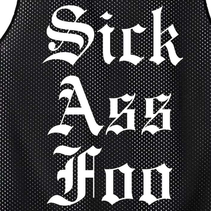 Sick Ass Foo Mesh Reversible Basketball Jersey Tank