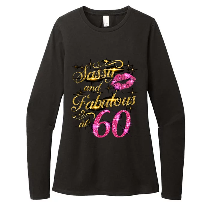 Sassy and Fabulous at 60 Birthday Party 60th B-Day HBD Party Womens CVC Long Sleeve Shirt