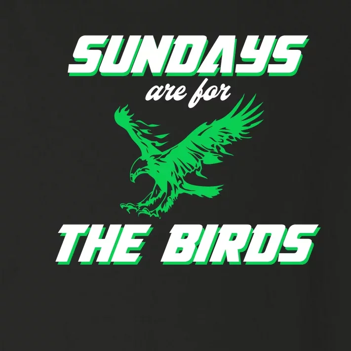 Sundays Are For The Birds Football Philadelphia Toddler Long Sleeve Shirt