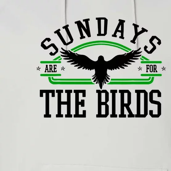 Sundays Are For The Birds Football Philadelphia Performance Fleece Hoodie