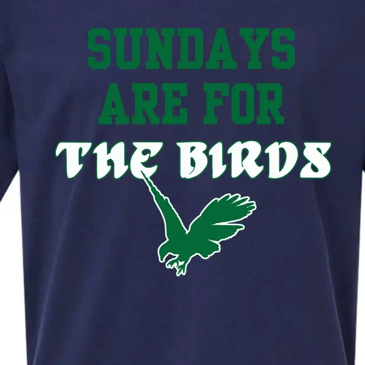 Sundays Are For The Birds Football Philadelphia Sueded Cloud Jersey T-Shirt