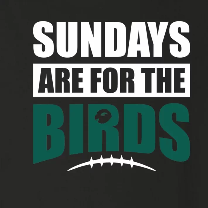 Sundays Are For The Birds It's A Philly Thing Philadelphia Football Toddler Long Sleeve Shirt