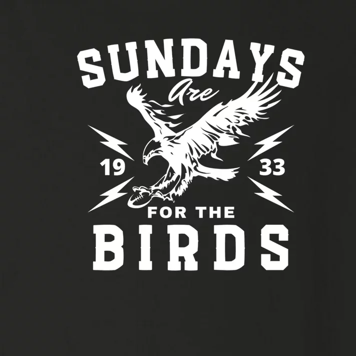 Sundays Are For The Birds Football Philadelphia Toddler Long Sleeve Shirt