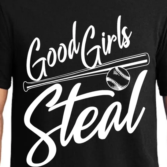 Softball Art For Women Good Steal Baseball Pitcher Pajama Set