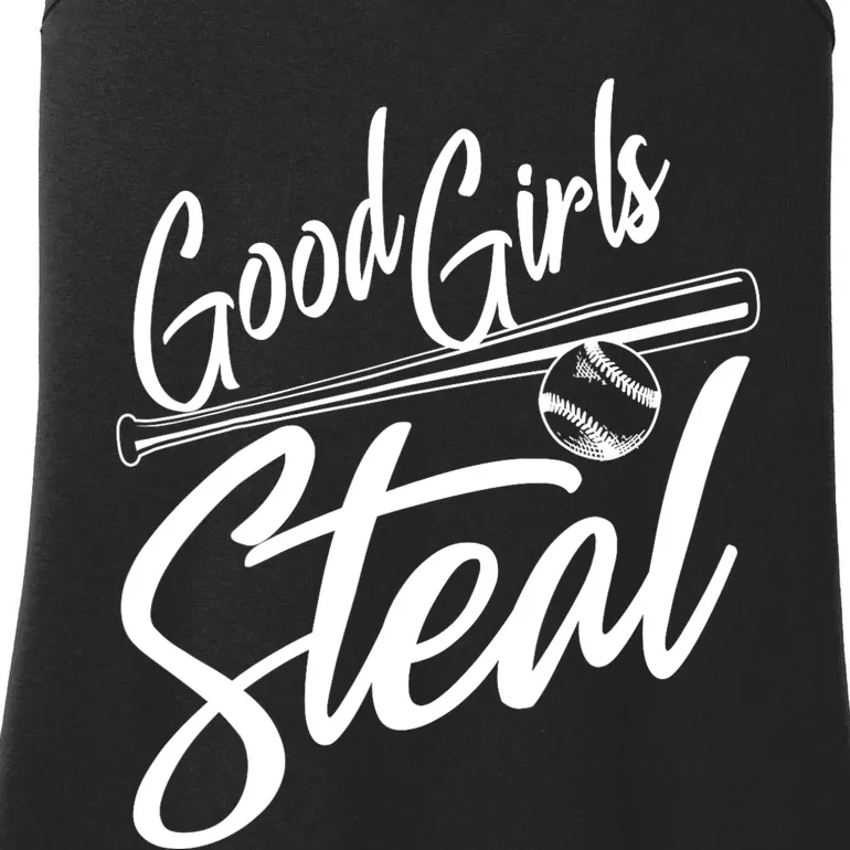 Softball Art For Women Good Steal Baseball Pitcher Ladies Essential Tank