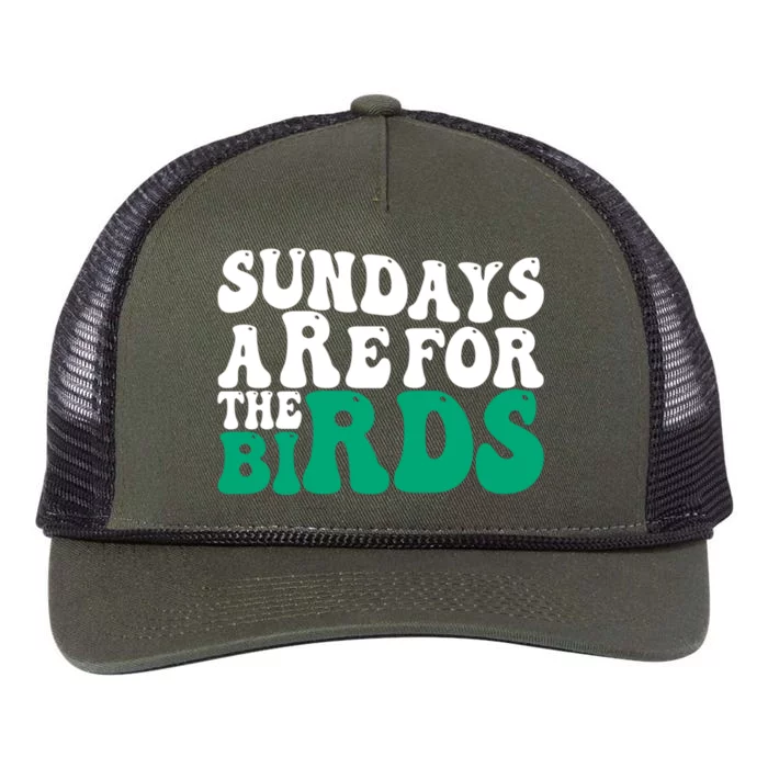 Sundays Are For The Birds It's A Philly Thing Philadelphia Football Retro Rope Trucker Hat Cap