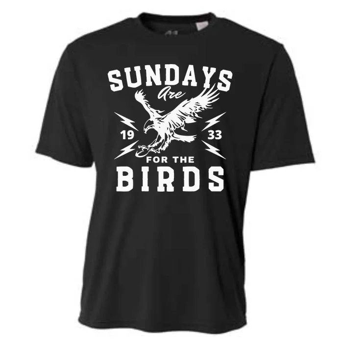 Sundays Are For The Birds Football Philadelphia Cooling Performance Crew T-Shirt