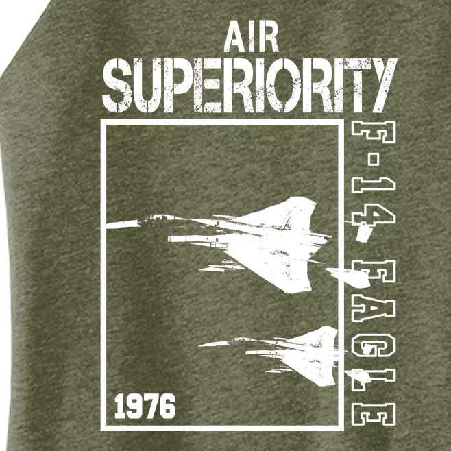 Simple Aircraft F 15 Eagle Women’s Perfect Tri Rocker Tank