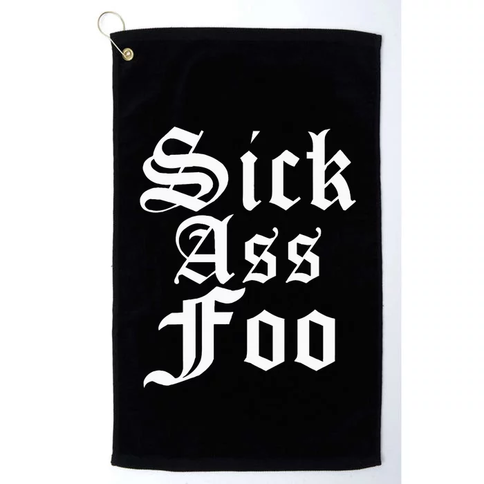 Sick Ass F.O.O Platinum Collection Golf Towel