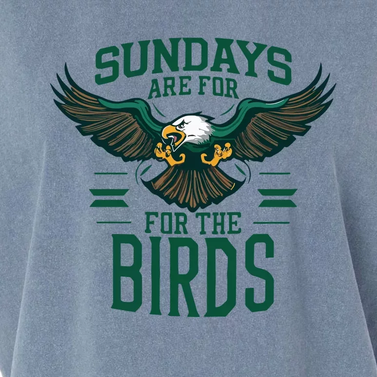 Sundays Are For The Birds Football Philadelphia Garment-Dyed Women's Muscle Tee