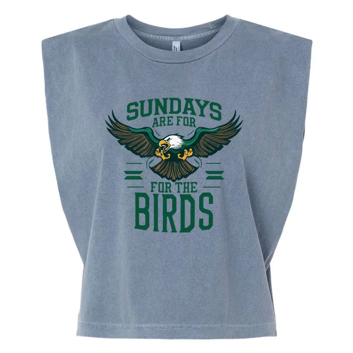 Sundays Are For The Birds Football Philadelphia Garment-Dyed Women's Muscle Tee