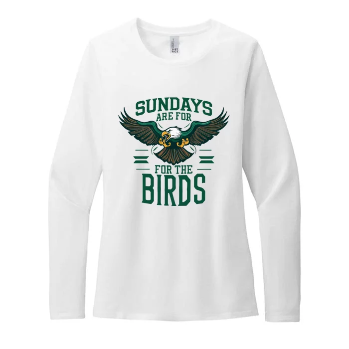 Sundays Are For The Birds Football Philadelphia Womens CVC Long Sleeve Shirt