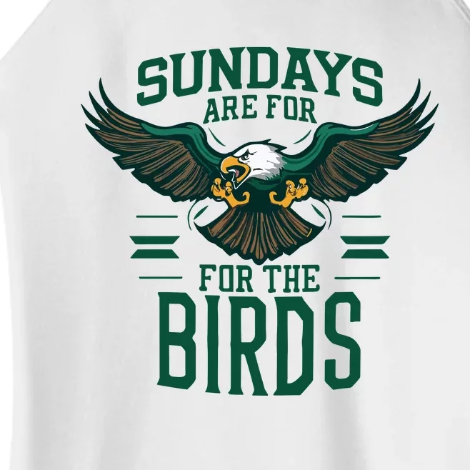 Sundays Are For The Birds Football Philadelphia Women’s Perfect Tri Rocker Tank