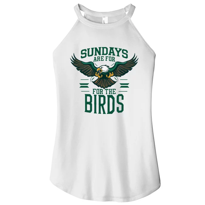 Sundays Are For The Birds Football Philadelphia Women’s Perfect Tri Rocker Tank