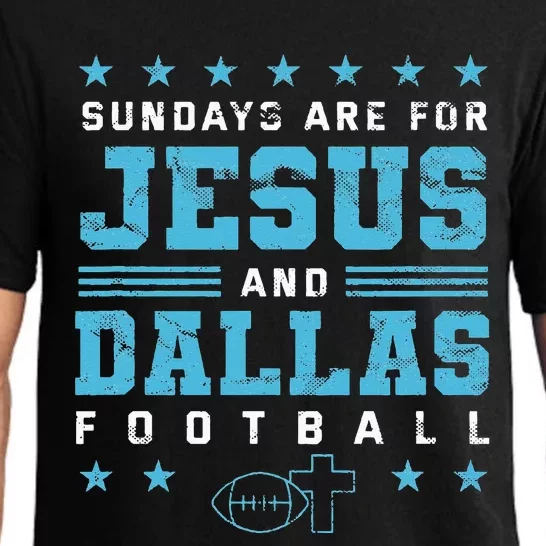 Sundays are for Jesus and Dallas Football Texas Pajama Set