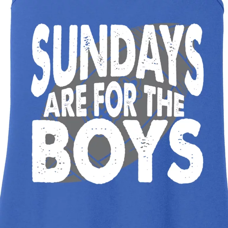 Sundays Are For The American Football Gift Ladies Essential Tank