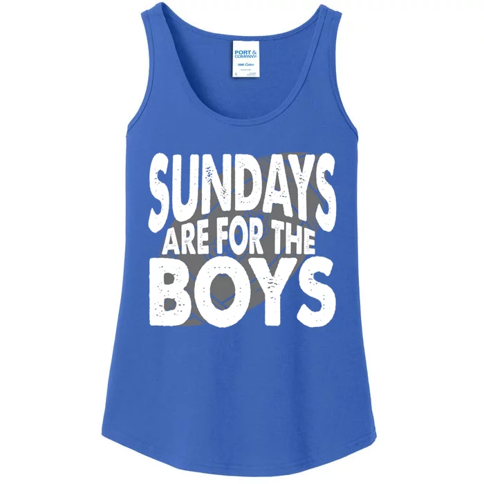 Sundays Are For The American Football Gift Ladies Essential Tank