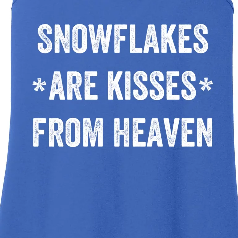 Snowflakes Are From Heaven For Snow Winter Vacation Gift Ladies Essential Tank