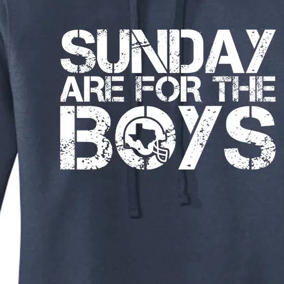 Sunday Are For The Boy Football Fan Women's Pullover Hoodie