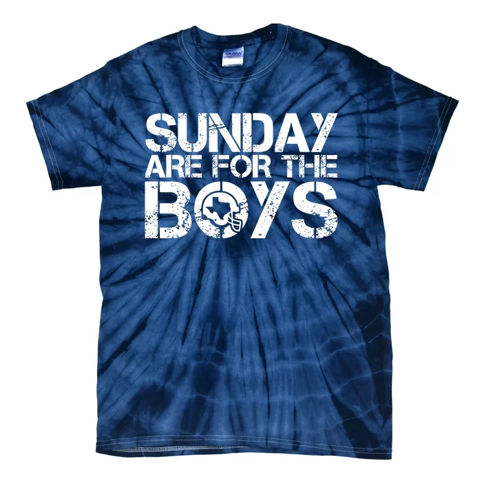 Sunday Are For The Boy Football Fan Tie-Dye T-Shirt