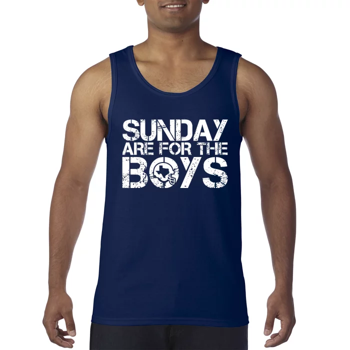 Sunday Are For The Boy Football Fan Tank Top