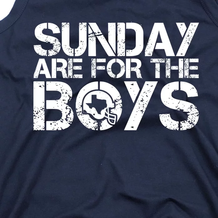 Sunday Are For The Boy Football Fan Tank Top