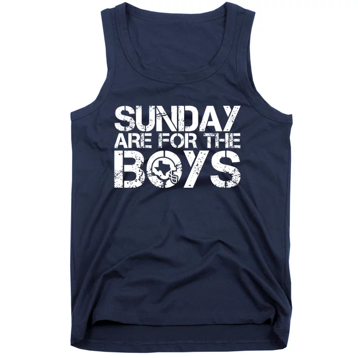 Sunday Are For The Boy Football Fan Tank Top