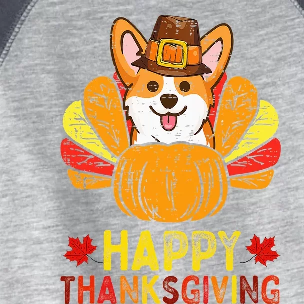 Scarecrow Autumn Fall Leaves Thanksgiving Halloween Toddler Fine Jersey T-Shirt