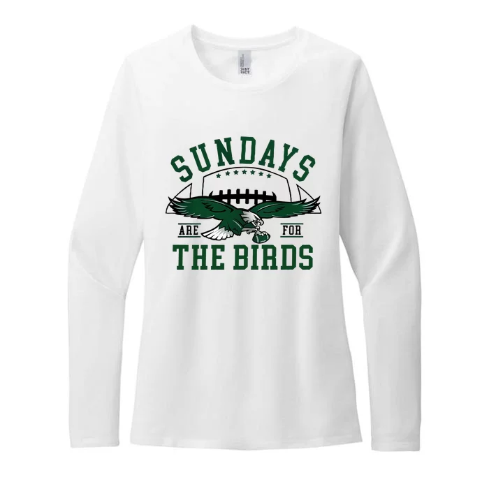 Sundays Are For The Birds Football Philadelphia Womens CVC Long Sleeve Shirt