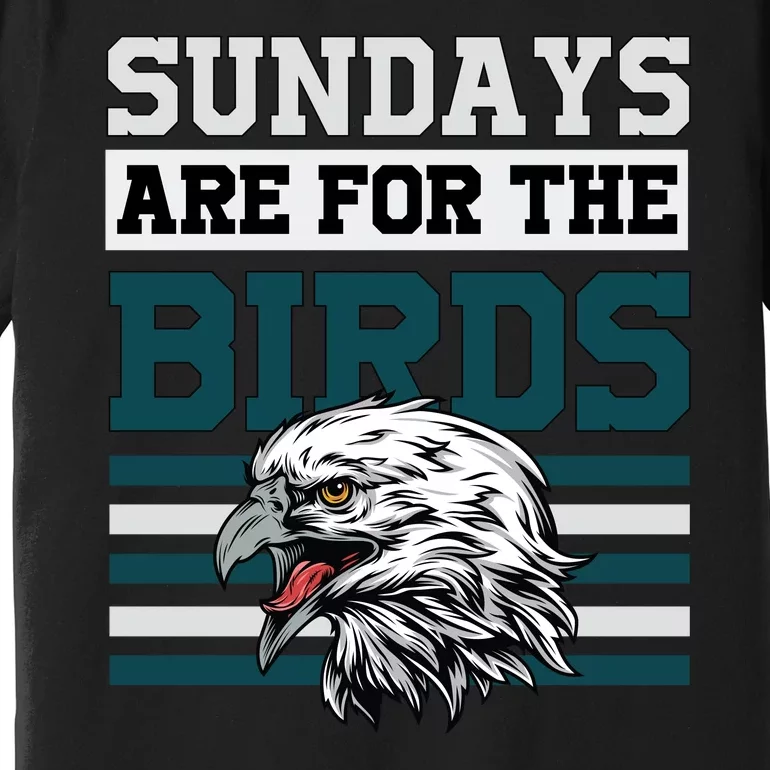 Sundays Are For The Birds It's A Philly Thing Philadelphia Football Premium T-Shirt