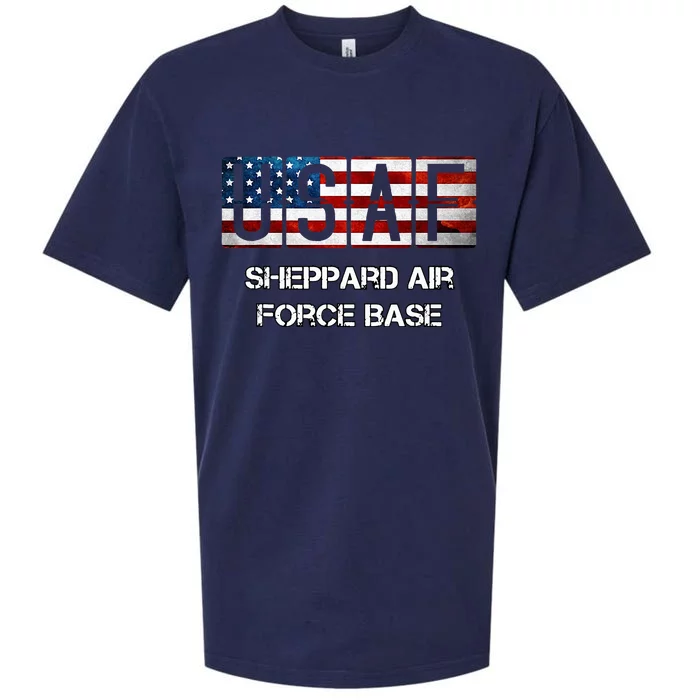 Sheppard A.Ir Force Base Distressed Sueded Cloud Jersey T-Shirt