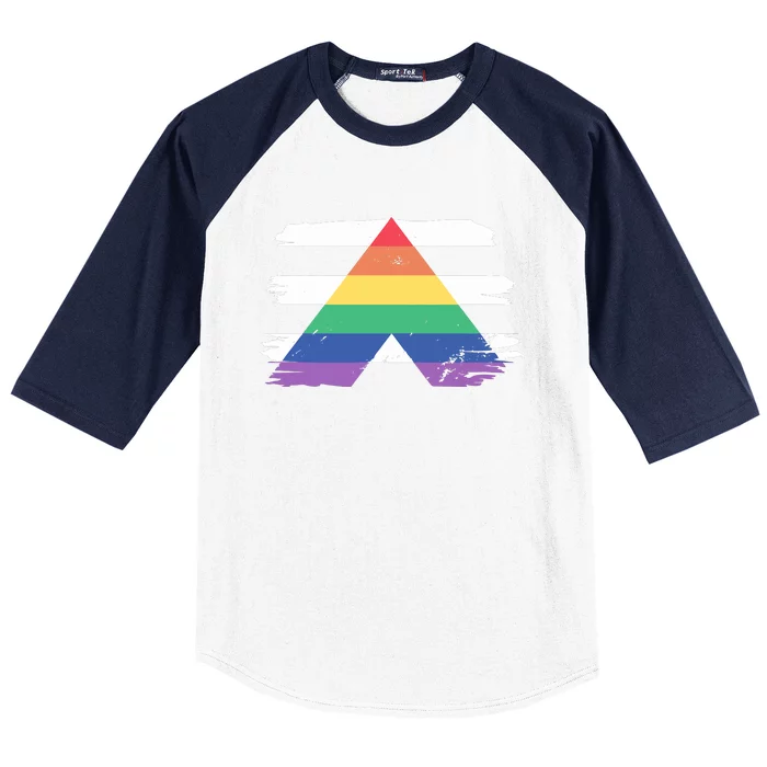 Straight Ally Flag Ally Lgbtq Lgbt Pride Month Baseball Sleeve Shirt