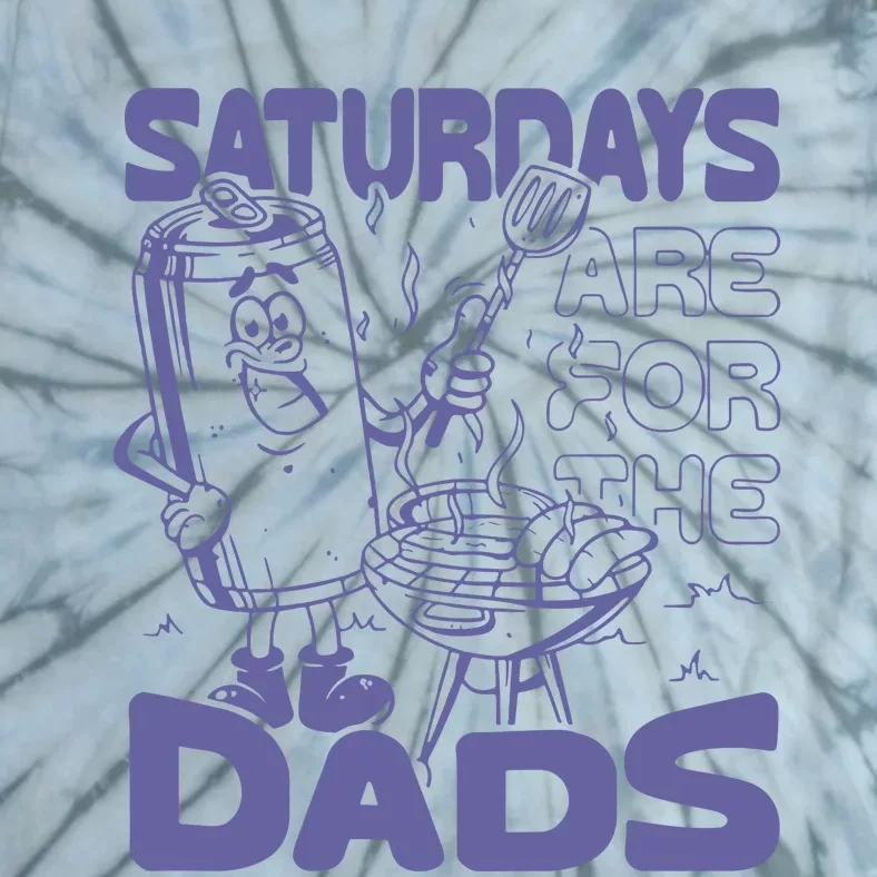 Saturdays Are For The Dads Grill Tie-Dye T-Shirt