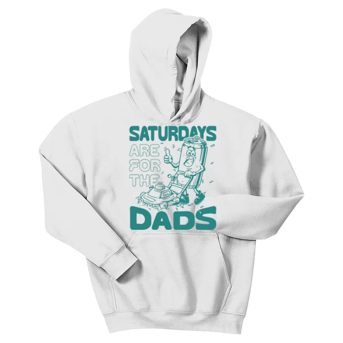 Saturdays Are For The Dads Mow Kids Hoodie