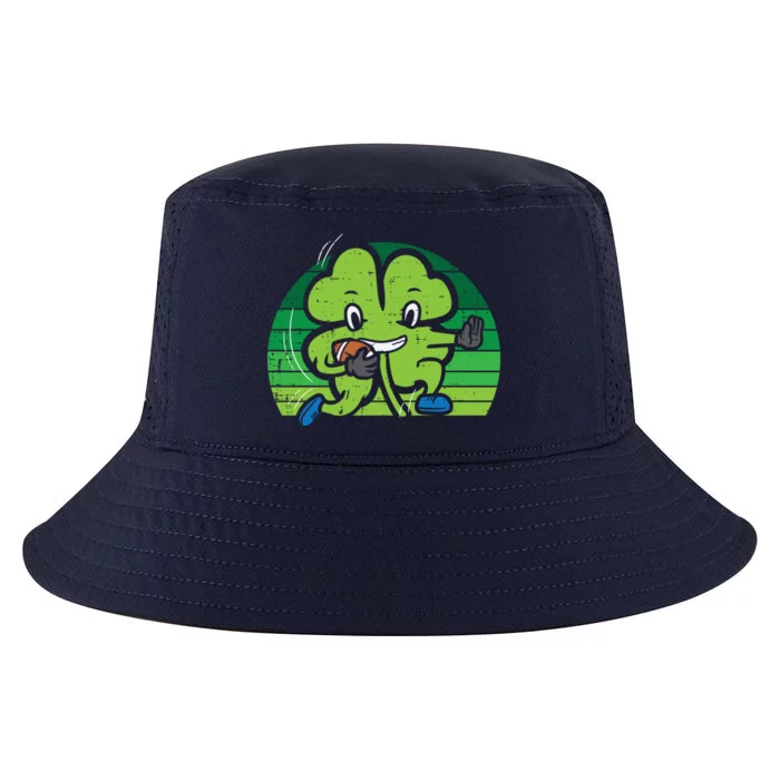 Shamrock American Football St Patricks Day Gift Cool Comfort Performance Bucket Hat