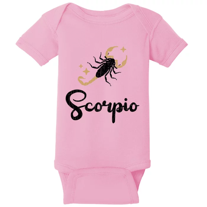 Scorpio Astrology Funny Zodiac Sign Gift Baby Bodysuit