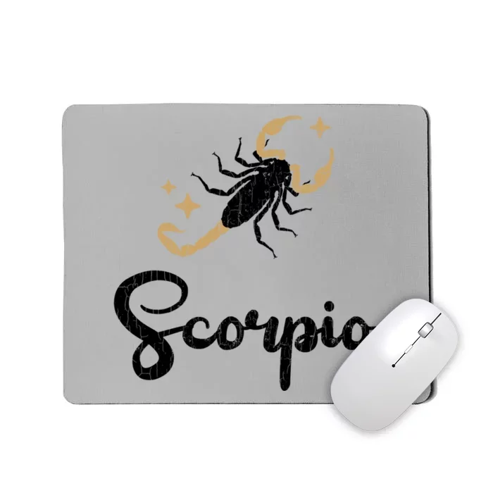 Scorpio Astrology Funny Zodiac Sign Gift Mousepad