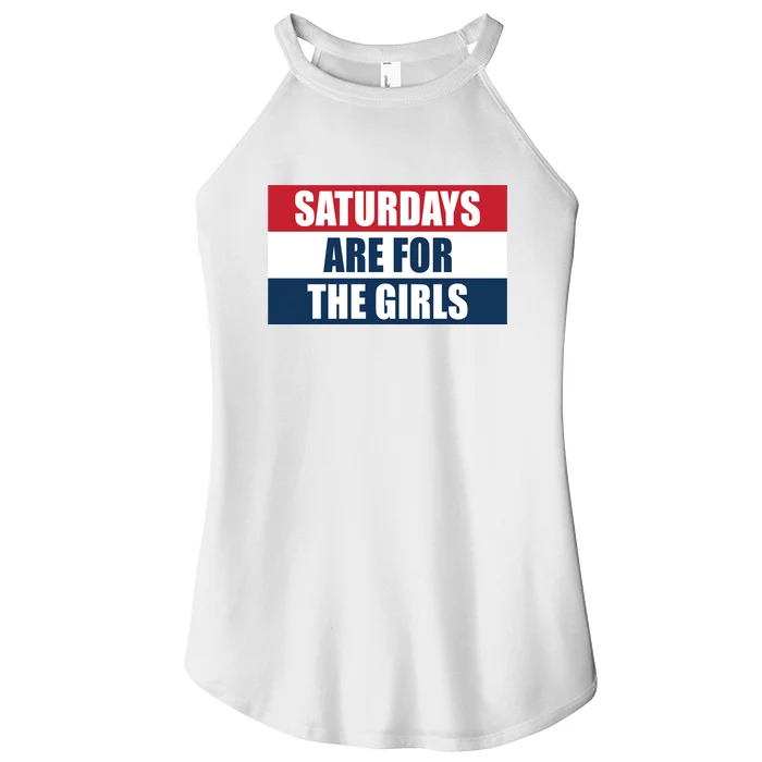 Saturdays Are For The Girls_ Women’s Perfect Tri Rocker Tank