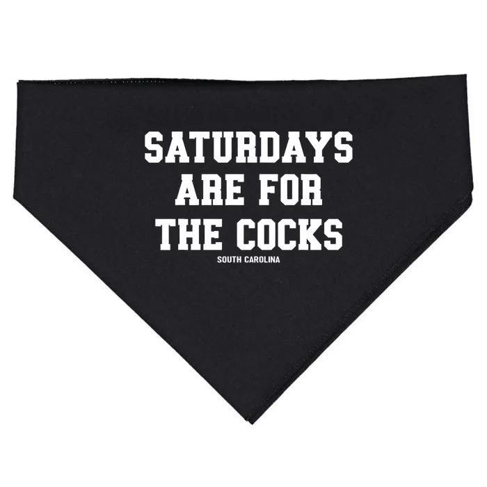 Saturdays Are For The Cocks USA-Made Doggie Bandana