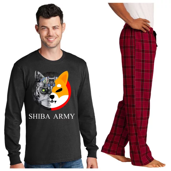 Shiba Army Fox Logo Terminator Long Sleeve Pajama Set