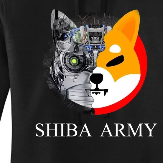 Shiba Army Fox Logo Terminator Women's Pullover Hoodie