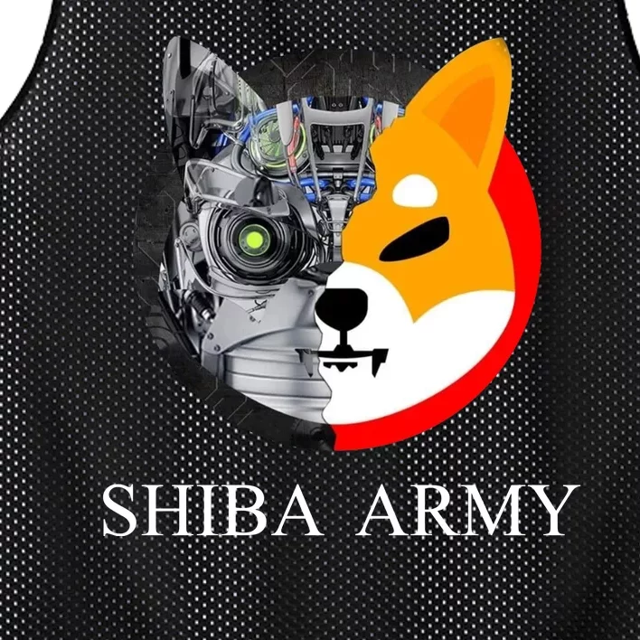 Shiba Army Fox Logo Terminator Mesh Reversible Basketball Jersey Tank