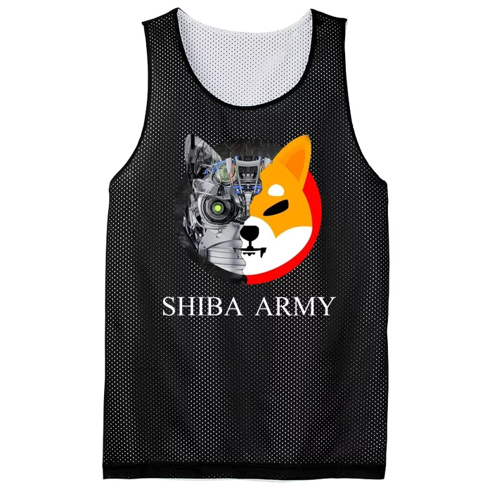 Shiba Army Fox Logo Terminator Mesh Reversible Basketball Jersey Tank