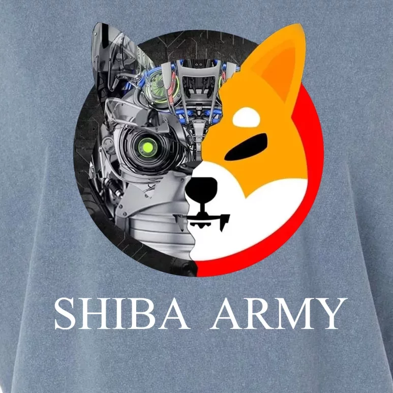 Shiba Army Fox Logo Terminator Garment-Dyed Women's Muscle Tee