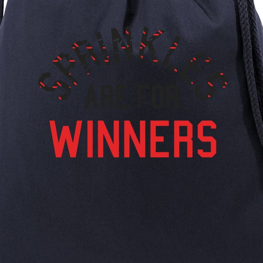 Sprinkles Are For Winners Drawstring Bag