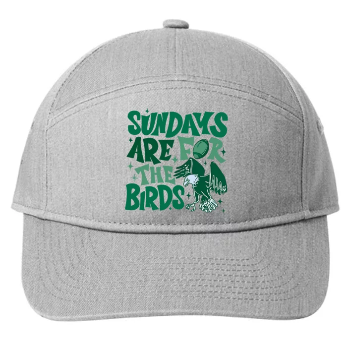 Sundays Are For The Birds Eagles Football 7-Panel Snapback Hat