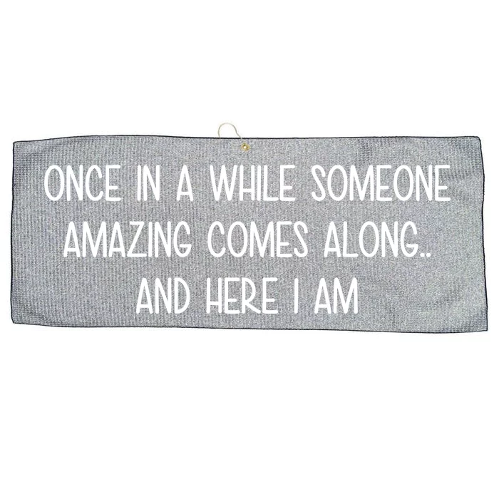 Someone Amazing Funny Large Microfiber Waffle Golf Towel