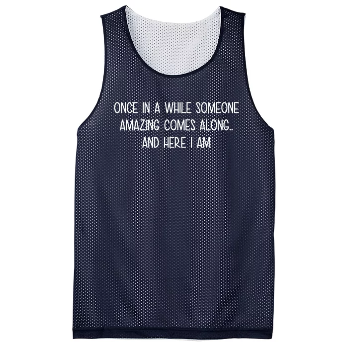 Someone Amazing Funny Mesh Reversible Basketball Jersey Tank