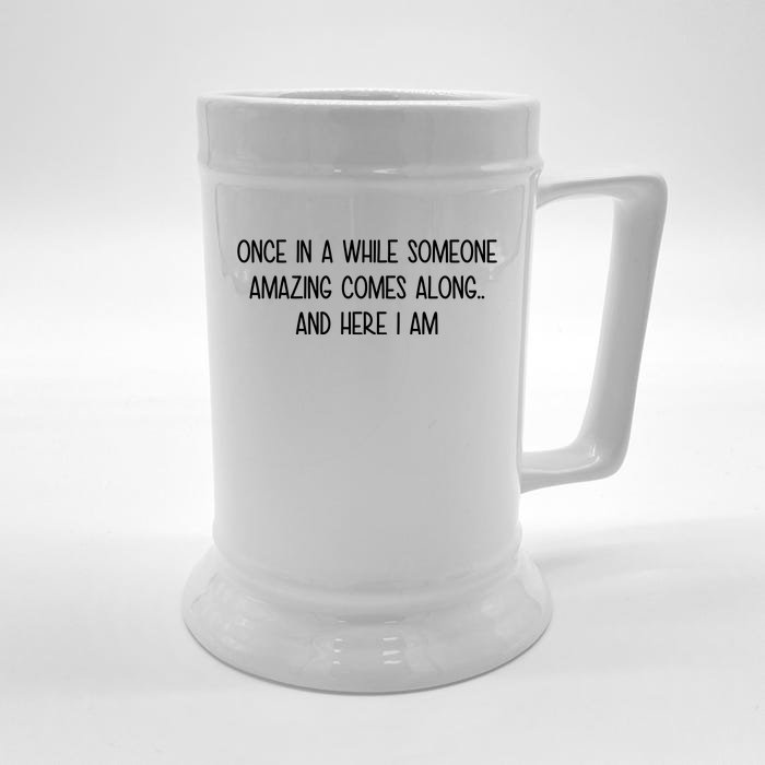 Someone Amazing Funny Front & Back Beer Stein