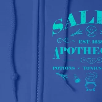 Salem Apothecary Funny Gift Full Zip Hoodie